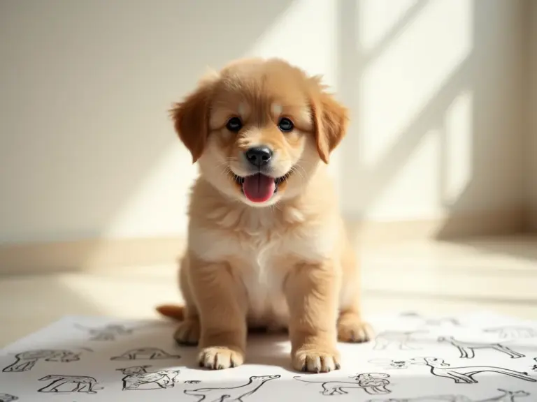 Cachorro para Colorir: Desenhos Fofos e Divertidos para Criatividade