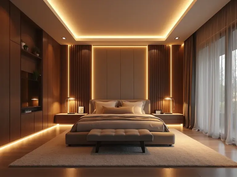 Decoração Quarto Casal: Luzes de LED Transformam o Ambiente Decoração Quarto Casal: Luzes de LED Transformam o Ambiente