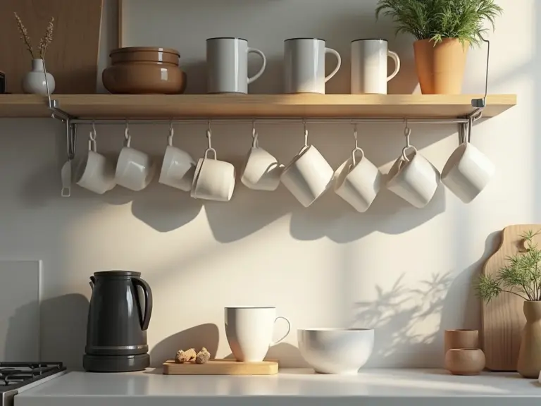 Organize Xícaras e Canecas: Soluções Práticas para sua Cozinha Organize Xícaras e Canecas: Soluções Práticas para sua Cozinha