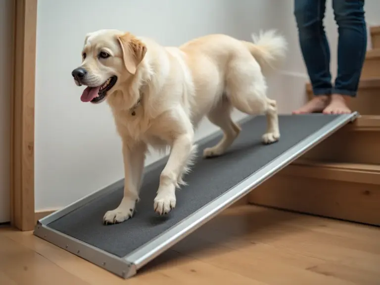 Cachorro com Dificuldade para Subir? Rampas Essenciais em 2026 Cachorro com Dificuldade para Subir? Rampas Essenciais em 2026