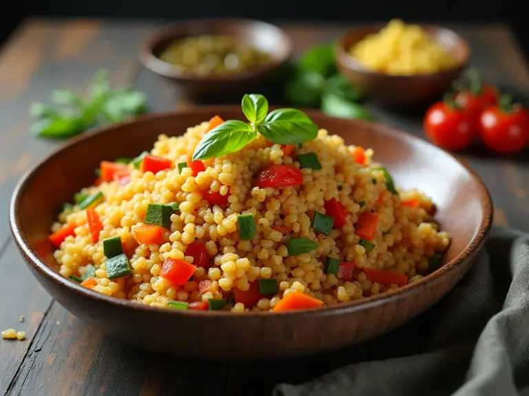 Cuscuz Marroquino com Legumes: Receita Fácil e Saudável