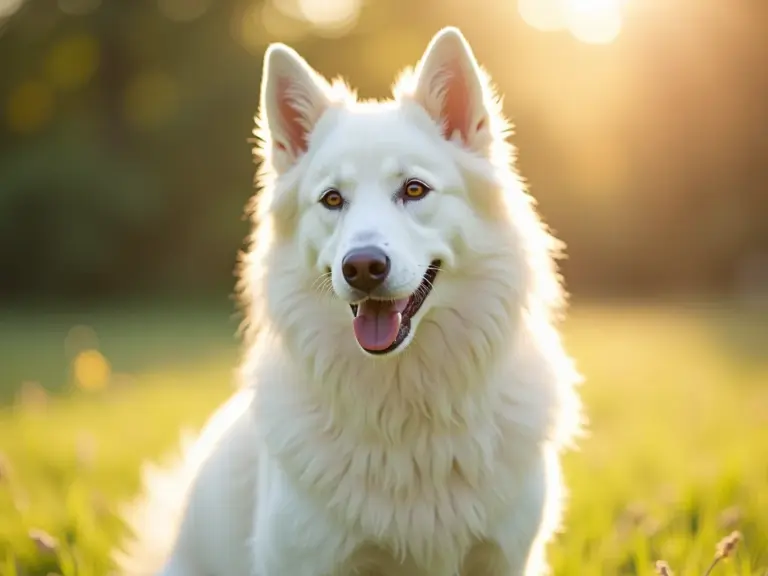 Significado de Sonhar com Cachorro Branco: Pureza, Sorte e Lealdade