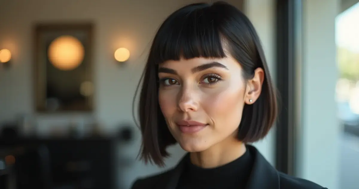 7 Ideias de Corte Blunt Cut para Rosto Oval (Transforme Seu Visual!)
