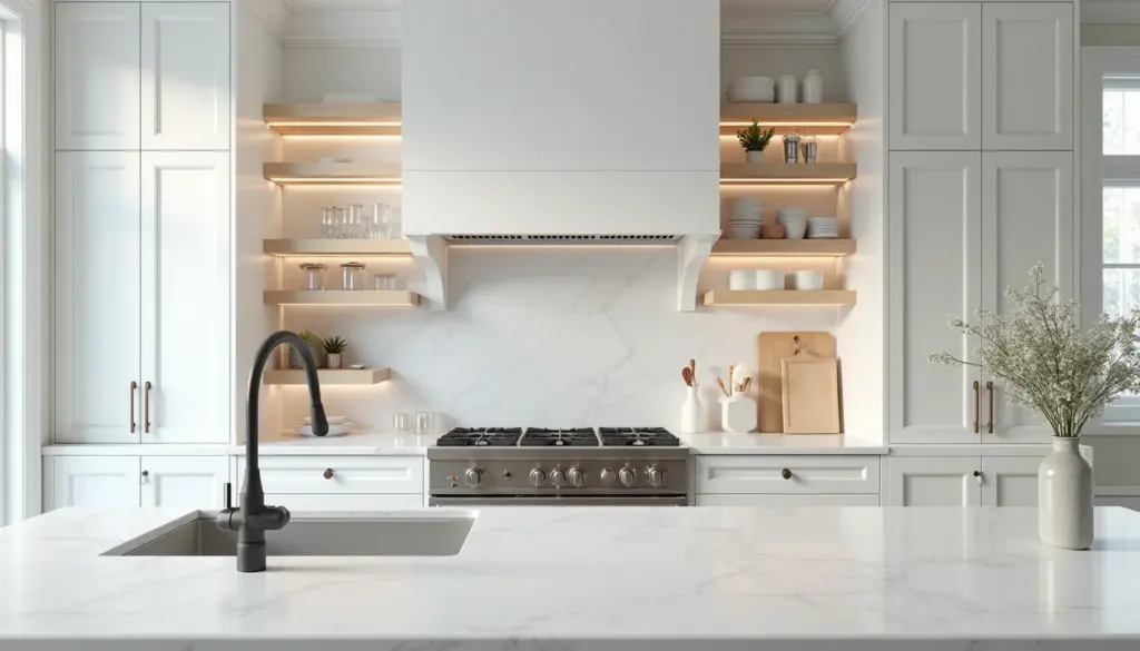 Cozinha Americana com Mármore: 5 Ideias de Design 2026