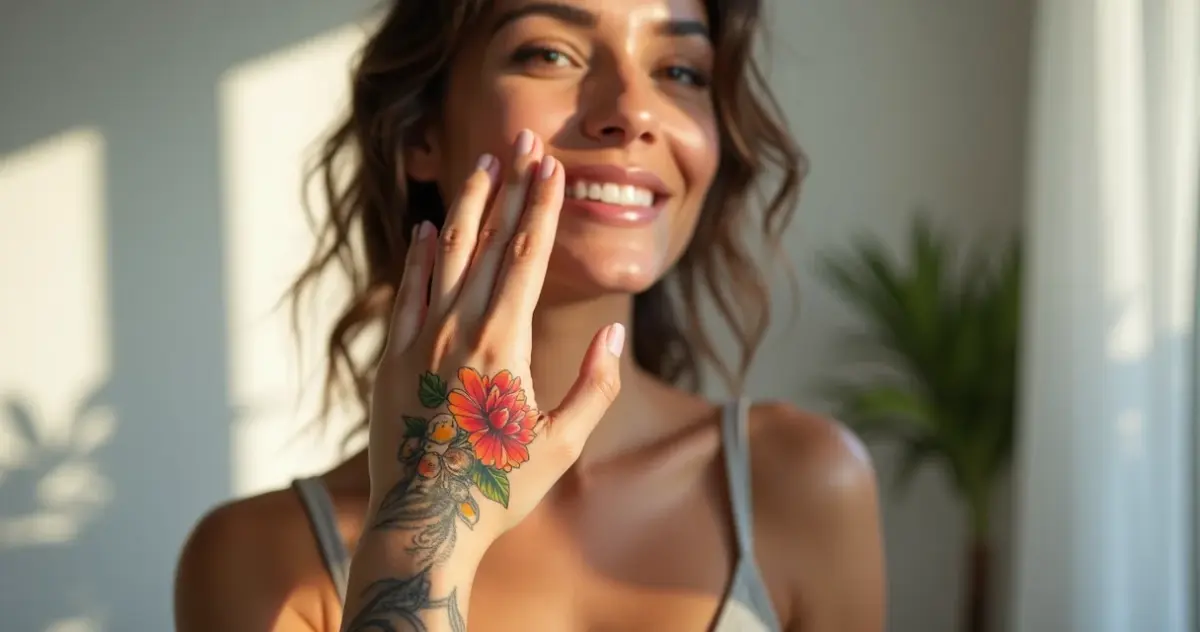 Cuidados tatuagem flor na mão cicatrização: protocolo que salva sua arte Cuidados tatuagem flor na mão cicatrização: protocolo que salva sua arte