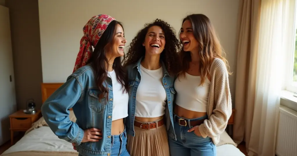 Fantasia para 3 amigas barata e fácil de fazer com roupas do seu armário