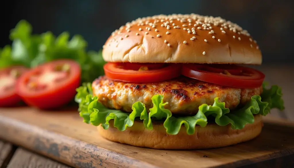 Como Fazer Hamburguer De Frango Perfeito e Suculento