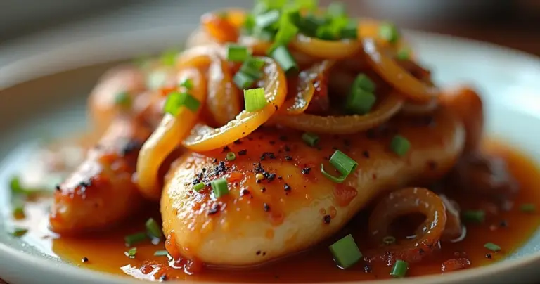 Frango com Cebola Caramelizada: O Segredo para um Sabor Incrível Frango com Cebola Caramelizada: O Segredo para um Sabor Incrível