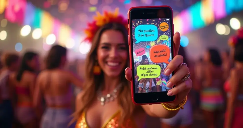 80 Frases de Carnaval Engraçadas para Legendas Instagram: Escolha Sua Vibe