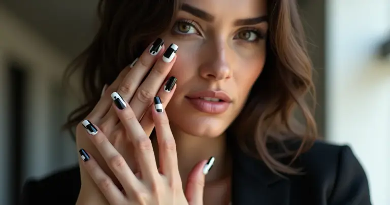20+ Ideias de Unhas em Gel Preto e Branco Que Vão Virar Seu Cartão de Visita 20+ Ideias de Unhas em Gel Preto e Branco Que Vão Virar Seu Cartão de Visita