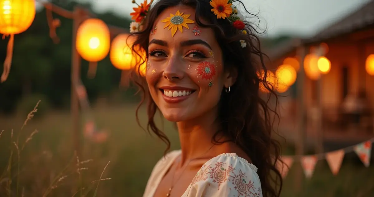23 Ideias de Maquiagem Festa Junina Criativa Para Você Brilhar em 2026
