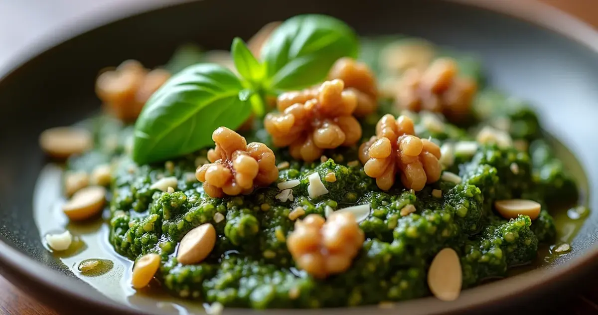 Molho Pesto Com Nozes: o segredo dos chefs revelado!