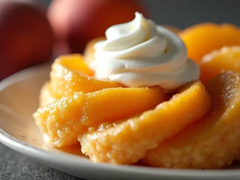 Sobremesa Rápida: Pêssego Com Creme De Leite Irresistível