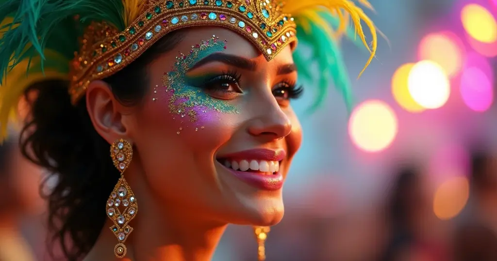 Quanto custa fazer maquiagem de carnaval com pedrarias? De R$15 a R$500+