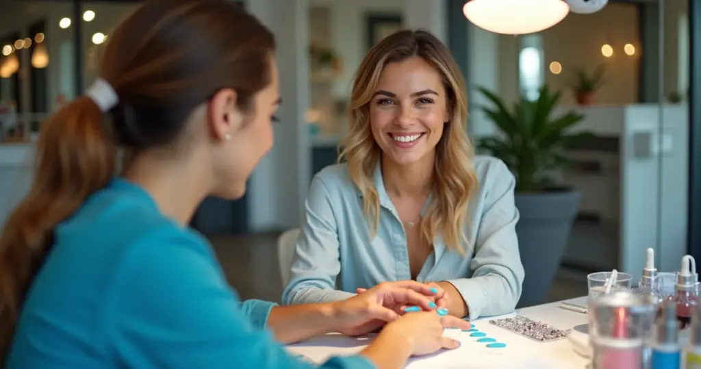 Quanto custa fazer unha de fibra azul sem jogar dinheiro fora?