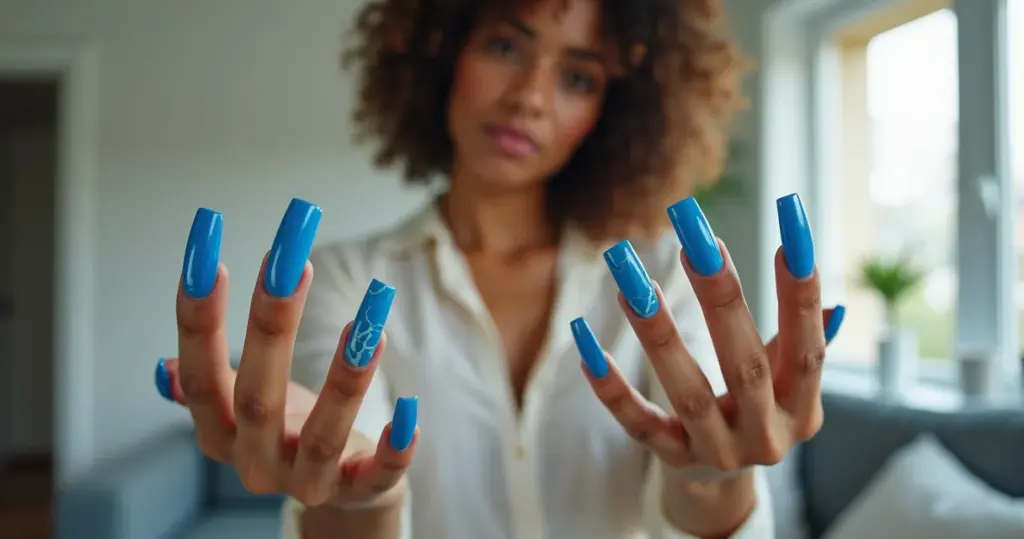 Riscos da unha de fibra de vidro azul: o que ninguém te conta antes do desastre Riscos da unha de fibra de vidro azul: o que ninguém te conta antes do desastre