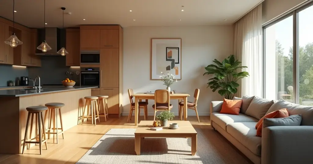 Sala e Cozinha Integradas: O Segredo para Espaços Pequenos Sala e Cozinha Integradas: O Segredo para Espaços Pequenos