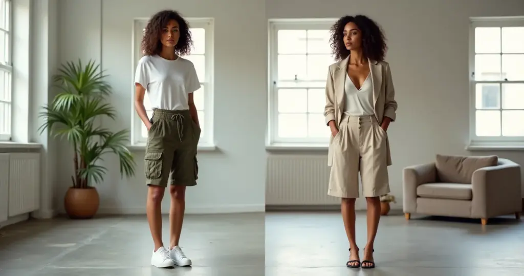 Shorts Cargo vs Alfaiataria: Qual Vale Mais a Pena no Seu Dia a Dia?