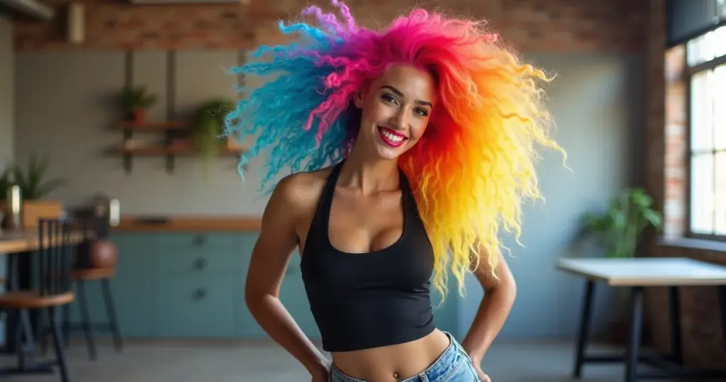 12 Ideias de Spray Colorido ou Tinta Temporária para Cabelo Maluco (Sem Medo de Errar!)