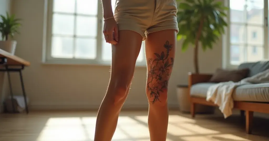 17 Ideias de Tattoo Feminina na Perna: Do Tornozelo à Coxa 17 Ideias de Tattoo Feminina na Perna: Do Tornozelo à Coxa