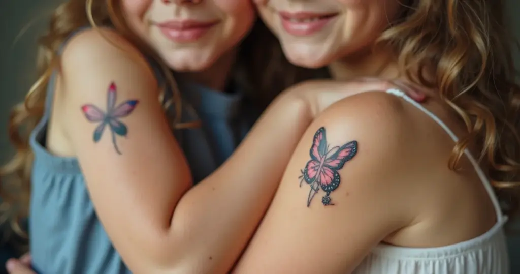 Tatuagem Mãe e Filha Pequena: Ideias que Falam com o Coração Tatuagem Mãe e Filha Pequena: Ideias que Falam com o Coração