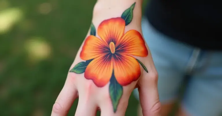 Tatuagem Na Mão De Flor: A Arte Que Transforma Gestos