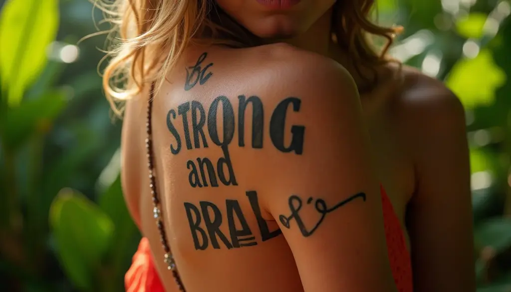 Tatuagem Seja Forte E Corajosa Significado: descubra o poder [2026]
