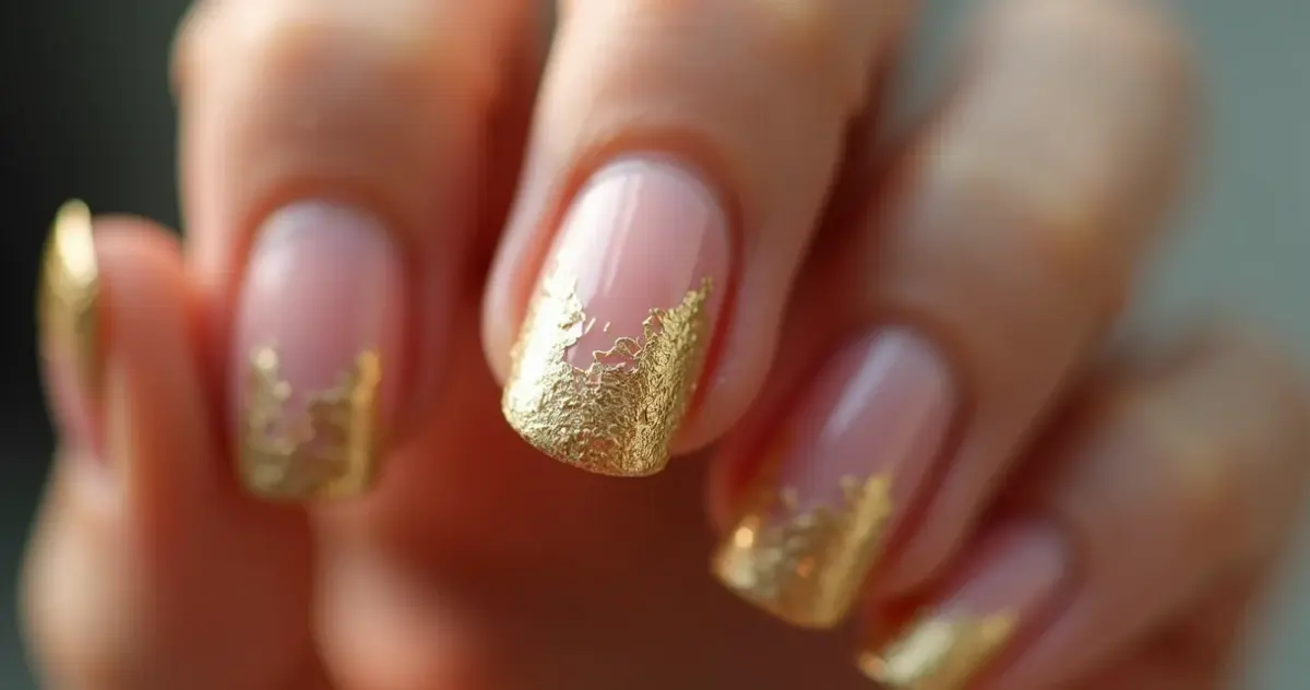 Unha Decorada Folha De Ouro: O Brilho Luxuoso Que Transforma