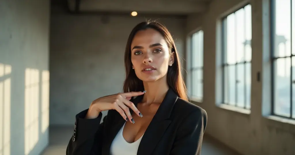 17 Ideias de Unha em Gel Preta e Branca Que Vão Virar Seu Clássico 17 Ideias de Unha em Gel Preta e Branca Que Vão Virar Seu Clássico