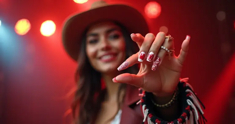 18 Ideias de Unhas Decoradas Vermelhas com Branco para Você Brilhar 18 Ideias de Unhas Decoradas Vermelhas com Branco para Você Brilhar