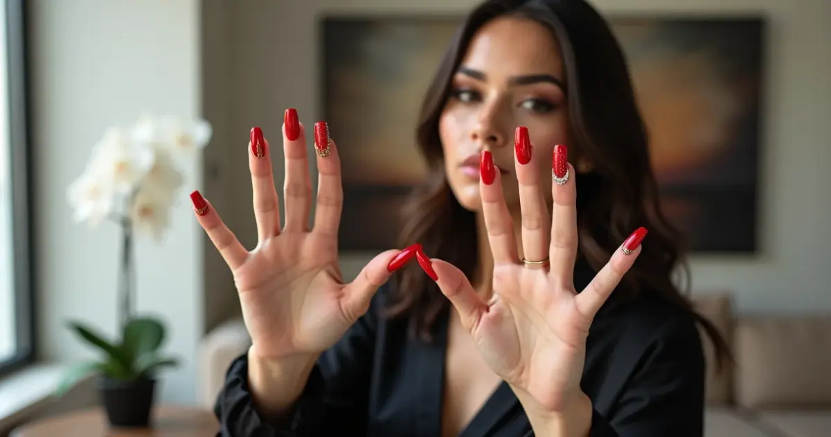 20 Ideias de Unhas Vermelhas Decoradas para Arrasar em 2026 20 Ideias de Unhas Vermelhas Decoradas para Arrasar em 2026
