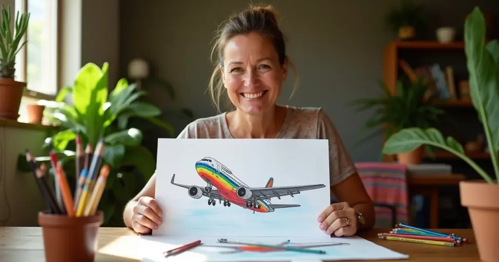 21 Ideias de Avião para Colorir que Vão Turbinar Sua Criatividade