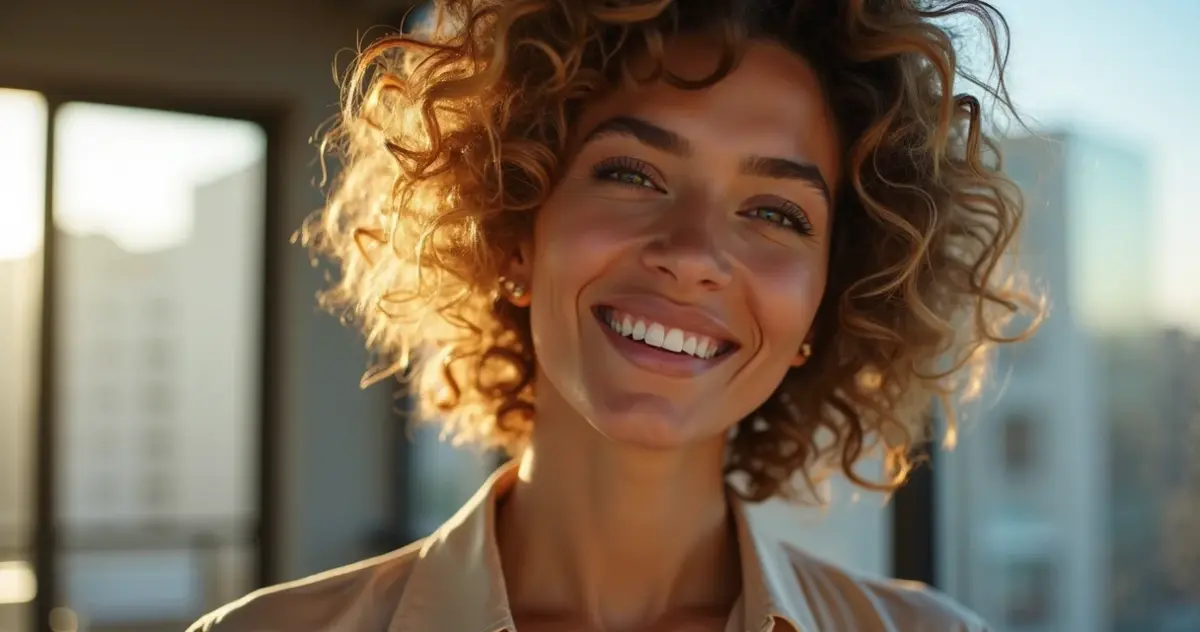 17 Ideias de Cabelo Cacheado Curto com Luzes que Valorizam Seus Cachos