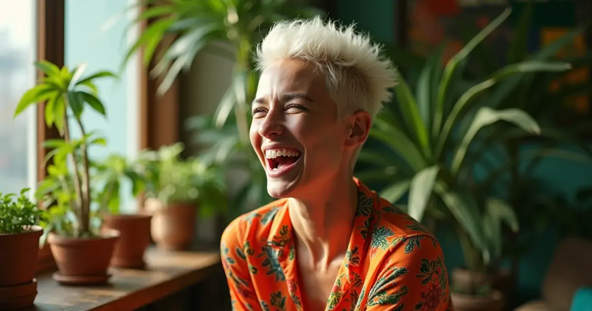 Cabelo curto branco natural: o detalhe que ninguém percebe