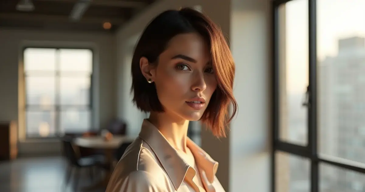 8 Cortes de Cabelo Curto com Franja Longa que Rejuvenescem e Emolduram