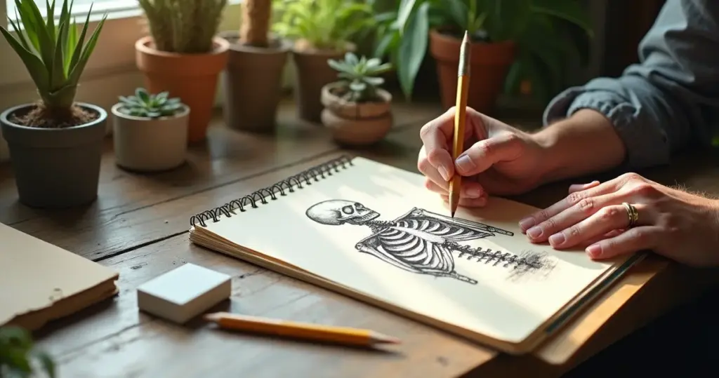 Como Desenhar Esqueleto: Erro que Estraga seu Desenho e Como Corrigir
