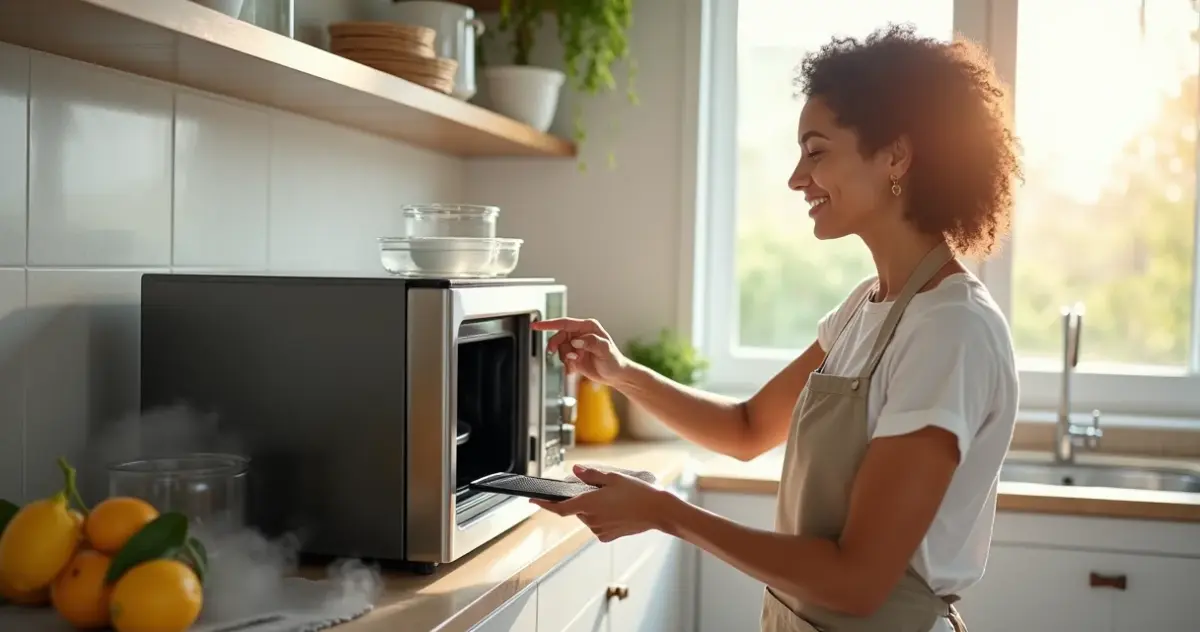Como Limpar Microondas por Dentro em 20 Minutos sem Esfregar
