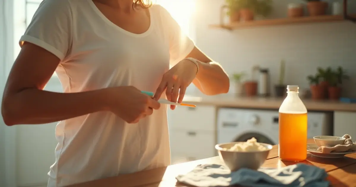 Como tirar crosta de desodorante da roupa com reação química que ninguém te contou