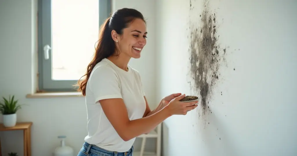 Como tirar o mofo da parede com 2 ingredientes que você já tem em casa