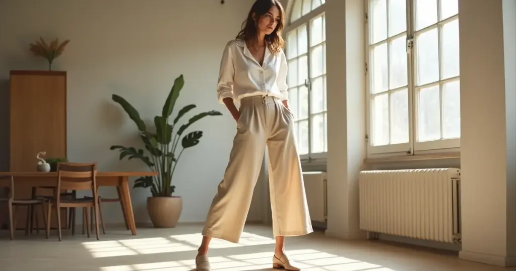 8 Ideias Práticas de Como Usar Mocassim Feminino com Calça Cropped