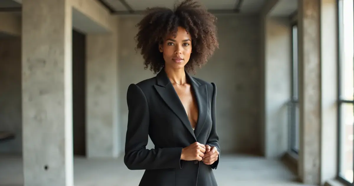 Como usar ombreiras anos 80 em blazers modernos para equilibrar sua silhueta