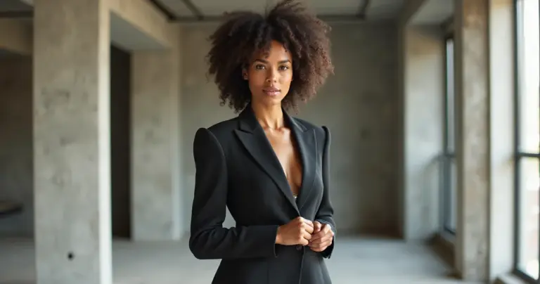 Como usar ombreiras anos 80 em blazers modernos para equilibrar sua silhueta