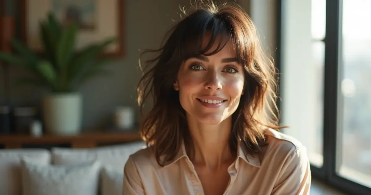 12 Ideias de Corte Médio Repicado com Franja que Rejuvenescem seu Rosto