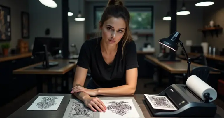 Decalque manual ou impressora térmica para tatuagem mão: qual vale seu dinheiro?