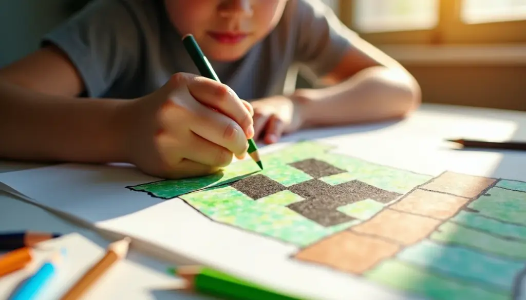 65 ideias de desenho minecraft para colorir grátis em PDF
