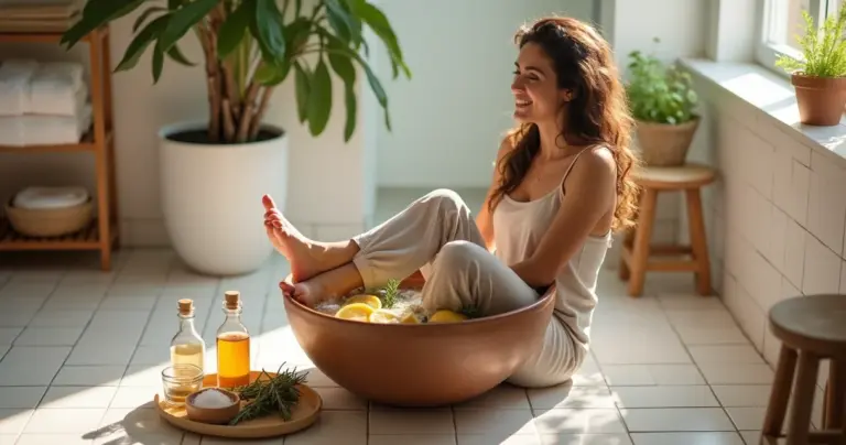 Escalda pés com ingredientes baratos e eficazes: relaxe em 15 min