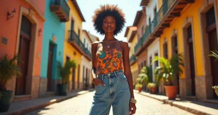 27 Ideias de Look Com Calça Jeans Larga Que Não Erram na Proporção