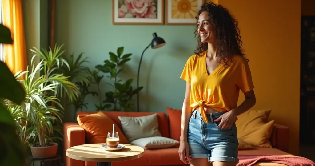 23 Ideias de Look com Short Jeans que Vão do Café ao Jantar 23 Ideias de Look com Short Jeans que Vão do Café ao Jantar