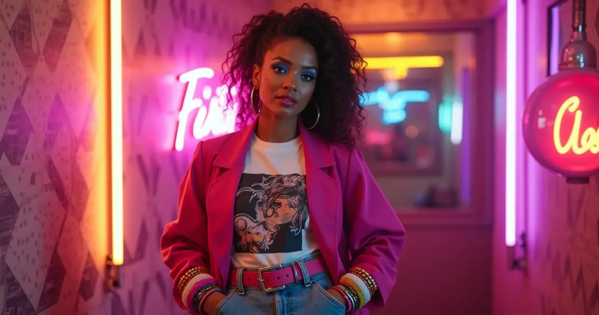 23 Ideias de Melhores Looks Anos 80 Femininos para Festa (Sem Fantasia!)