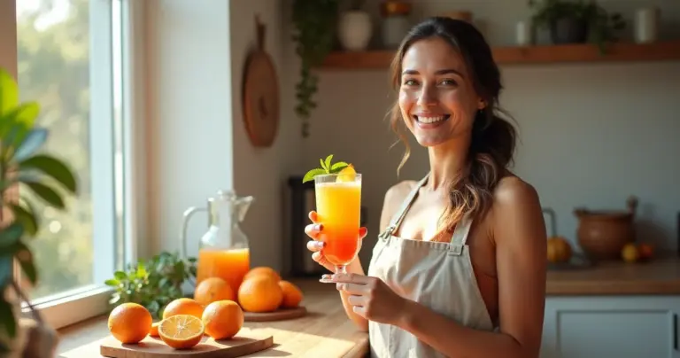 Suco de Tangerina Criativo: Café da Manhã Vibrante em 15 Minutos